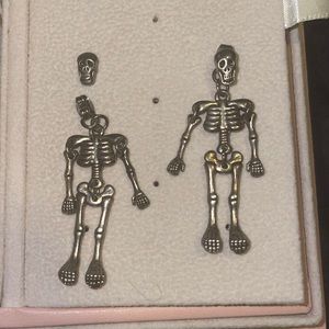 Skeleton earrings